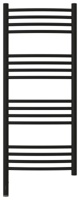 Сунержа Богема 3.0 выгнутая Электрический полотенцесушитель 1000х400 Матовый черный от интернет-магазина Purezza 
