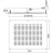 BOSSINI DREAM FLAT Верхний душ  для установки в подвесной потолок H38391.073 Черный матовый от интернет-магазина Purezza 