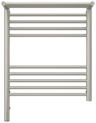 Сунержа Богема с полкой 3.0 Электрический полотенцесушитель 600х500 Сатин от интернет-магазина Purezza 