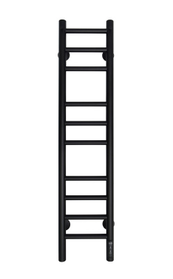 Grois Laura Полотенцесушитель электрический GR133 20x100 П10 9005 R Ф32 Матовый черный от интернет-магазина Purezza 