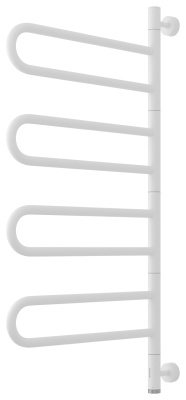 Сунержа Парео 4.0-4С Электрический поворотный полотенцесушитель 978х535 30-0823-0978 Матовый белый от интернет-магазина Purezza 