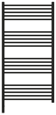 Сунержа Богема 3.0 прямая Электрический полотенцесушитель 1200х600 Матовый черный от интернет-магазина Purezza 