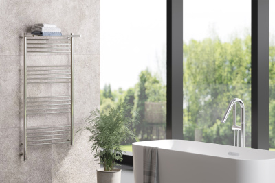 Сунержа Богема с полкой 3.0 Электрический полотенцесушитель 1200х600 от интернет-магазина Purezza 