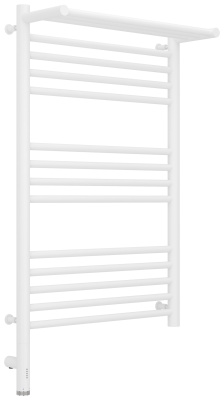 Сунержа Богема с полкой 3.0 Электрический полотенцесушитель 800х500 Матовый белый от интернет-магазина Purezza 