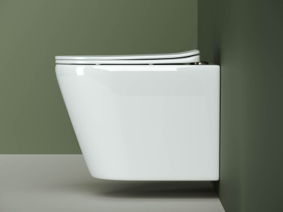 Ceramicanova Highlight Подвесной унитаз CN1804 Белый от интернет-магазина Purezza 