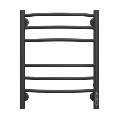 Terminus Классик П6 Электрический полотенцесушитель 600х450 4670078527578 Матовый черный от интернет-магазина Purezza 