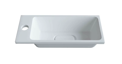 Uperwood Modul Раковина для ванной полувстраиваемая 2911020337 Белый от интернет-магазина Purezza 