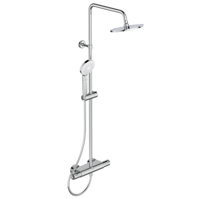 Ideal Standard CERATHERM T50 Душевая система с термостатическим смесителем для душа с полочкой A7230AA от интернет-магазина Purezza 