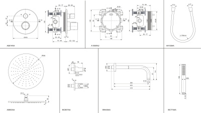 Ideal Standard A7573AA Промо комплект 7 в 1 (A5814AA + A1000NU + A5803AA + B9445AA + BC774AA + A4109AA +BC807AA) от интернет-магазина Purezza 