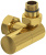 Сунержа Вентиль 3D правый (цилиндр) G 1/2" НР х G 3/4" НГ 03-1403-1234 Золото от интернет-магазина Purezza 