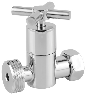 Сунержа Вентиль прямой (крест) G 1" нар.р. / G 3/4" н. г. 27-1305-0134 Пастельно-синий от интернет-магазина Purezza 