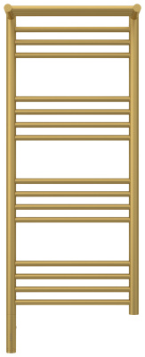 Сунержа Богема с полкой 3.0 Электрический полотенцесушитель 1000х400 Матовое золото от интернет-магазина Purezza 