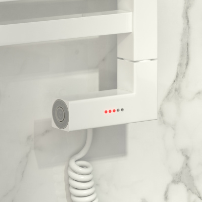 Сунержа Центурион 2.0 Электрический полотенцесушитель 600x500 Белый от интернет-магазина Purezza 