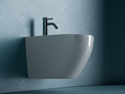 Ceramicanova Uno Подвесное биде CN11002 Белый от интернет-магазина Purezza 