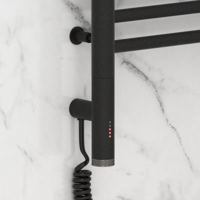 Сунержа Богема 3.0 прямая Электрический полотенцесушитель 1200х400 Темный титан муар от интернет-магазина Purezza 