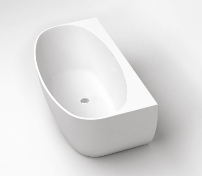 Belbagno BB83-1700-W0 акриловая полуовальная ванна 170х80 от интернет-магазина Purezza 