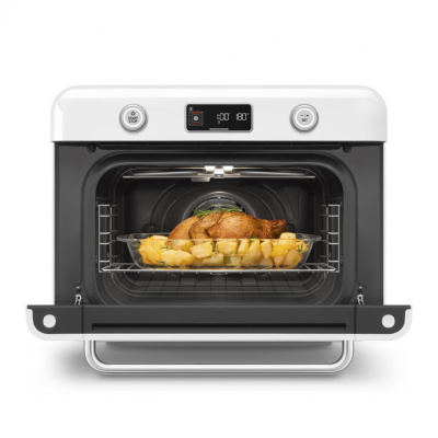 Smeg COF01WHEU мини-печь с паром белая от интернет-магазина Purezza 