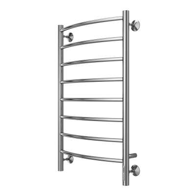 Terminus Классик П8 Электрический полотенцесушитель 850х500 4670078531360 Глянцевый черный от интернет-магазина Purezza 