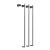 Maxonor EASY Электрический полотенцесушитель 1000х505 PL-TRE07BR3-9 (45) Матовый графит от интернет-магазина Purezza 