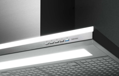 Falmec LUMEN IS STEEL 120 Вытяжка 1200 мм из нержавеющей стали, CLUI20.E0P1#NEUI491F от интернет-магазина Purezza 