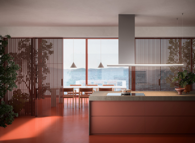 FALMEC LUMEN ISOLA STEEL 175 SX Островная вытяжка 1750 мм, CLUI75.E1P2#NEUI490F от интернет-магазина Purezza 