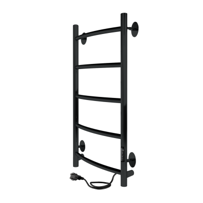 INDIGO Arc Lux Полотенцесушитель электрический 800х400 LCALE80-40BRRt Черный муар от интернет-магазина Purezza 