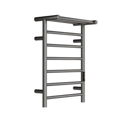 Maxonor IDEAL Электрический полотенцесушитель 680х500 PL-TRE11SS6-9 (50) Матовый графит от интернет-магазина Purezza 
