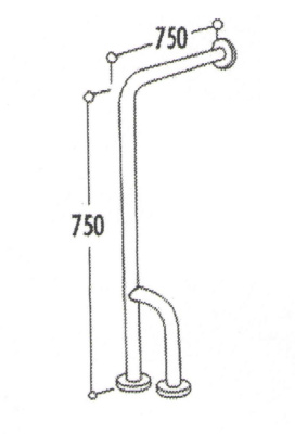 Creavit Поручень для унитаза TB200 от интернет-магазина Purezza 