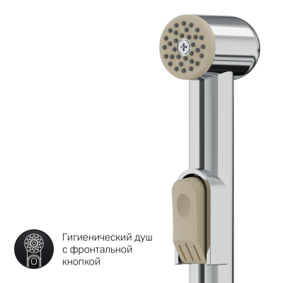 AM.PM Gem Смеситель для раковины с гигиеническим душем F90A03000 от интернет-магазина Purezza 