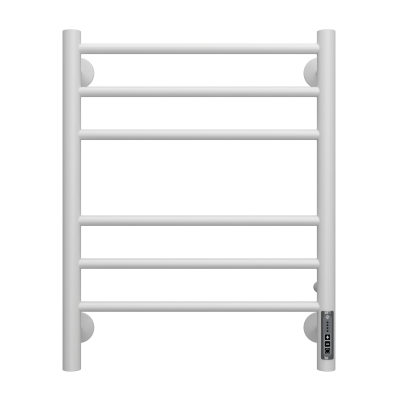 Terminus Аврора П6 Электрический полотенцесушитель 600х450 4670078527462 Матовый белый от интернет-магазина Purezza 