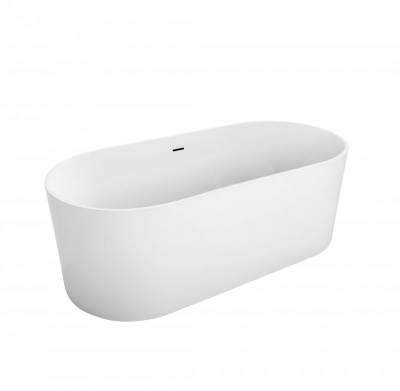 Belbagno Овальная акриловая ванна в комплекте со сливом-переливом 170x80x58 BB705-1700-800 от интернет-магазина Purezza 