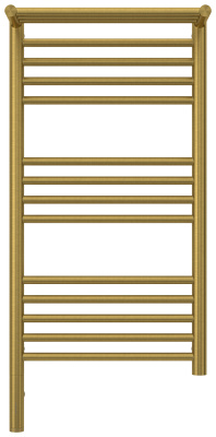 Сунержа Богема с полкой 3.0 Электрический полотенцесушитель 800х400 Состаренная латунь от интернет-магазина Purezza 