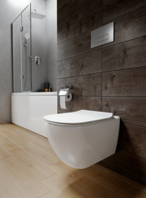 Ideal Standard OLEAS M2 SmartFlush Механическая панель смыва R0122JG Хром матовый от интернет-магазина Purezza 