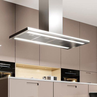Falmec LUMEN IS STEEL 120 Вытяжка 1200 мм из нержавеющей стали, CLUI20.E0P1#NEUI491F от интернет-магазина Purezza 