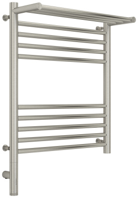 Сунержа Богема с полкой 3.0 Электрический полотенцесушитель 600х500 Сатин от интернет-магазина Purezza 