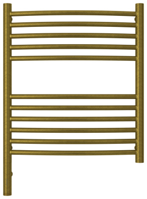 Сунержа Богема 3.0 выгнутая Электрический полотенцесушитель 600х500 Состаренная бронза от интернет-магазина Purezza 