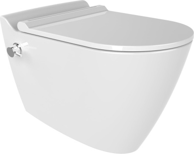 Bien Mineral Унитаз подвесной с функцией биде, встроенным смесителем MNKA052N1VE0W5000 Белый от интернет-магазина Purezza 