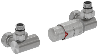 Сунержа Автоматический терморегулятор 3D G 1/2" НР х G 3/4" НГ (набор) Сатин от интернет-магазина Purezza 