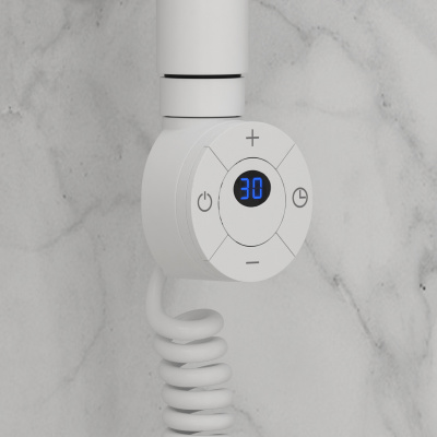 Стилье Формат 22 Электрический полотенцесушитель 600х400 Матовый белый от интернет-магазина Purezza 