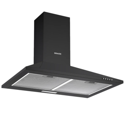 Graude Classic настенная каминная вытяжка чёрная, DHP 50.0 S от интернет-магазина Purezza 