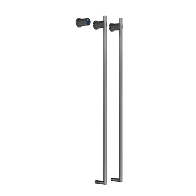 Maxonor EASY Электрический полотенцесушитель 1000х355 PL-TRE07BR2-9 (30) Матовый графит от интернет-магазина Purezza 