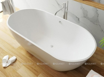 Aquanet Family Stone Ванна из искусственного камня 180х80х58 AQ-00332888 от интернет-магазина Purezza 