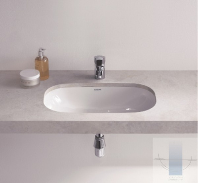 Duravit D-CODE раковина встраиваемая снизу, 49х29, 033849