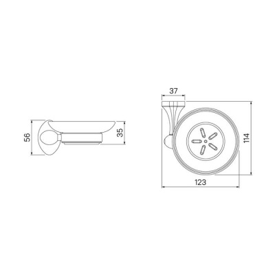 Iddis Male Мыльница MALSSG0i42 от интернет-магазина Purezza 