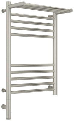 Сунержа Богема с полкой 3.0 Электрический полотенцесушитель 600х400 Сатин от интернет-магазина Purezza 