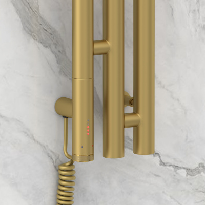 Сунержа Терция 3.0 Электрический полотенцесушитель 1500х106 Матовое золото от интернет-магазина Purezza 