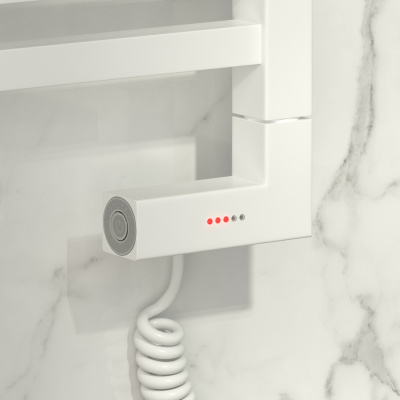 Сунержа Центурион 2.0 Электрический полотенцесушитель 800x400 Матовый белый от интернет-магазина Purezza 