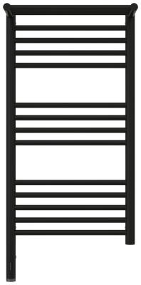 Сунержа Богема с полкой 3.0 Электрический полотенцесушитель 800х400 Матовый черный от интернет-магазина Purezza 