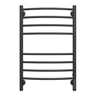 Terminus Классик П8 Электрический полотенцесушитель 800х500 4670078527608 Матовый черный от интернет-магазина Purezza 