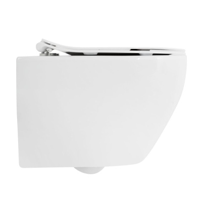 Cezares STYLUS Унитаз подвесной безободковый CZR-513-TH-R Белый от интернет-магазина Purezza 